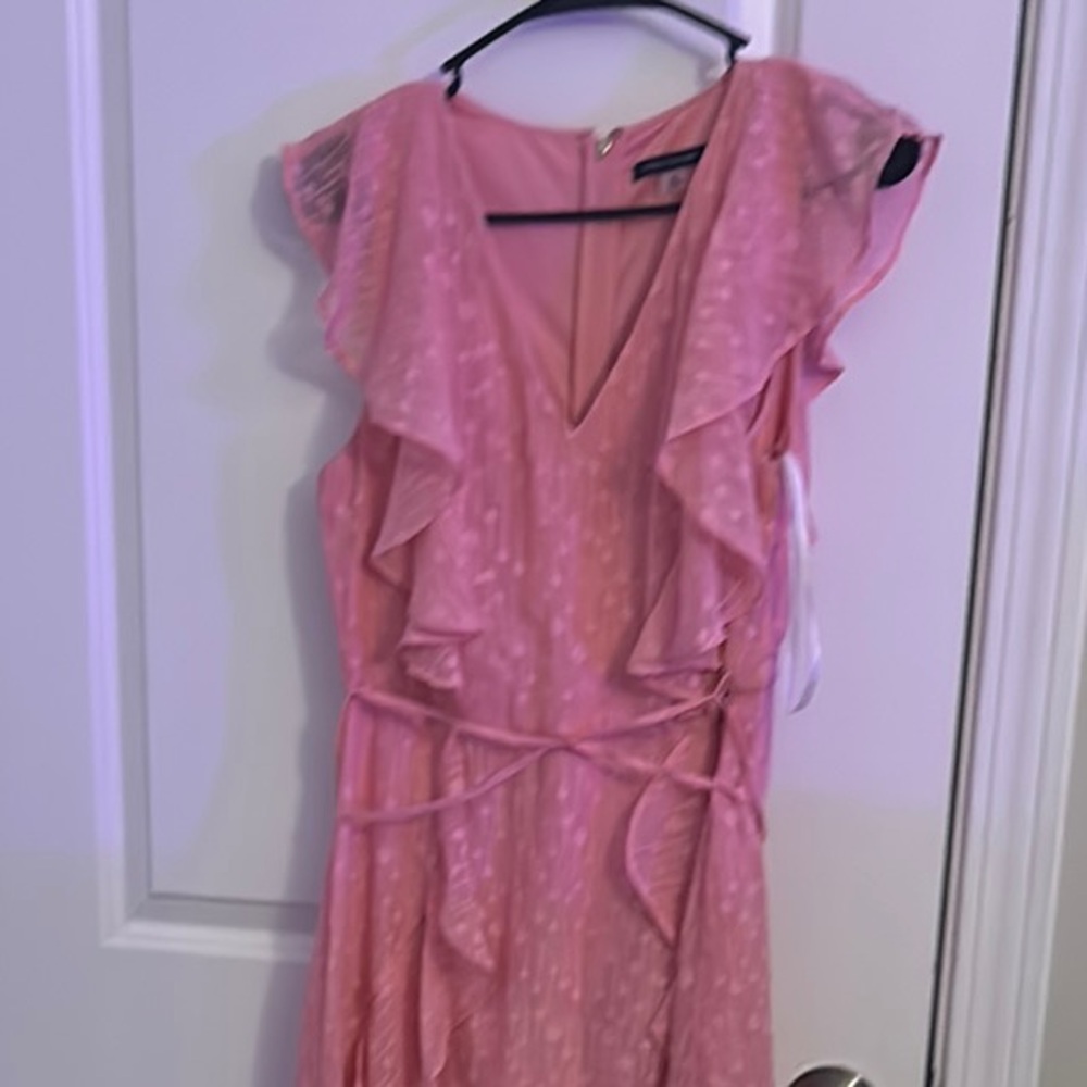 Pink Ruffled Dress Tommy Hilfiger